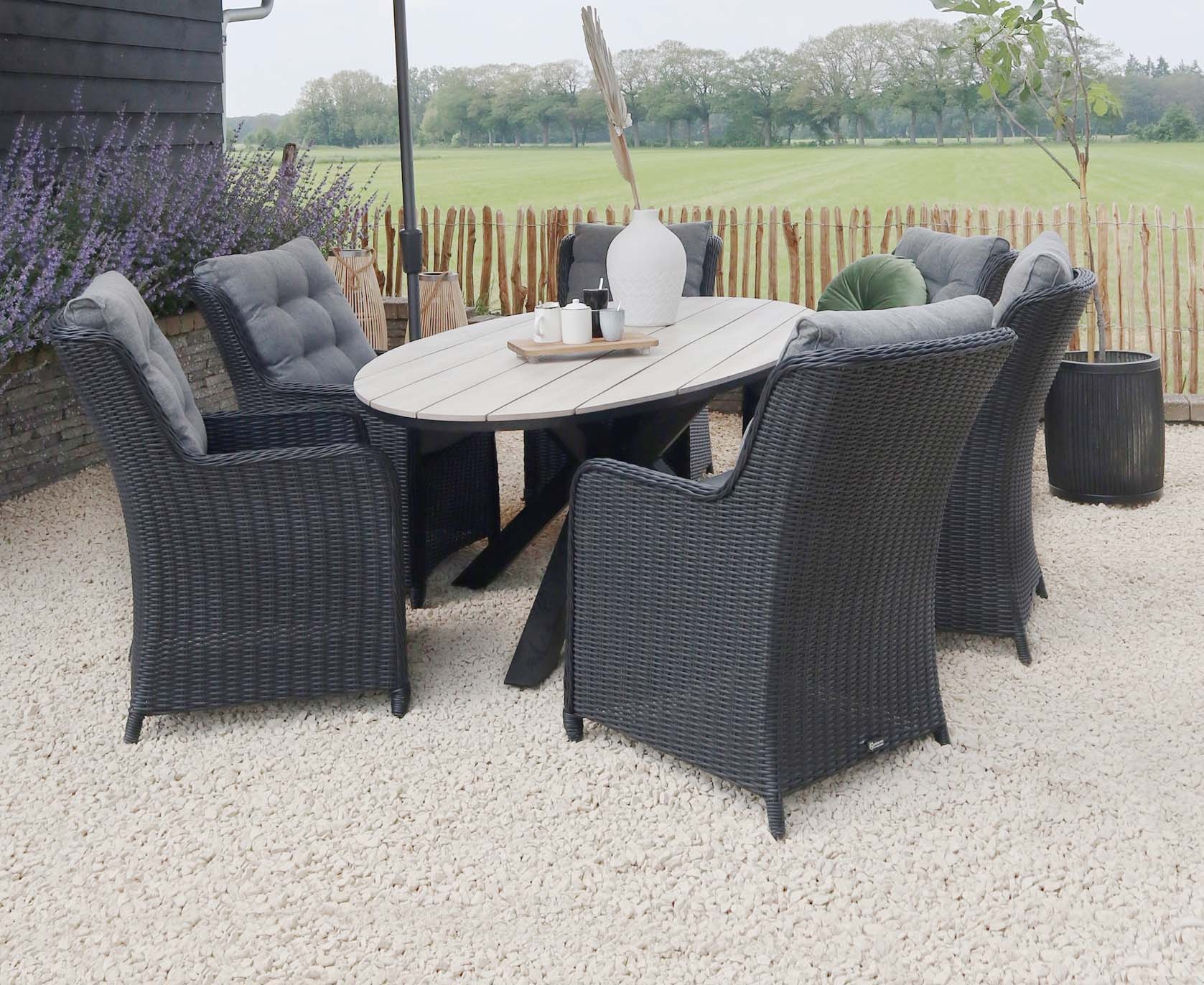 Tuinset zwart