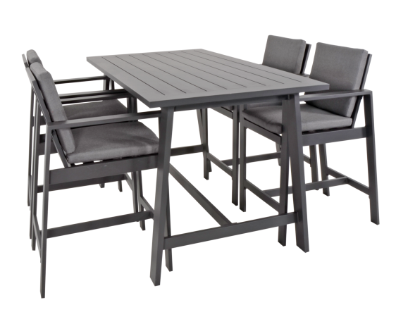 barset van aluminium 4 -persoons