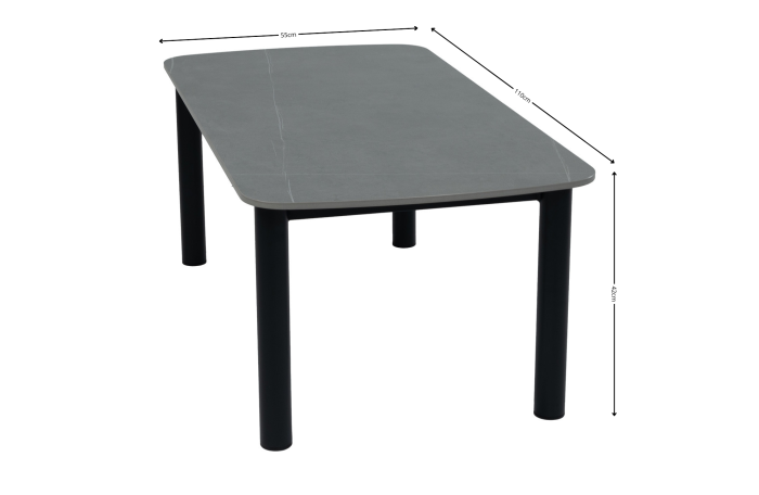 cuba loungetafel black