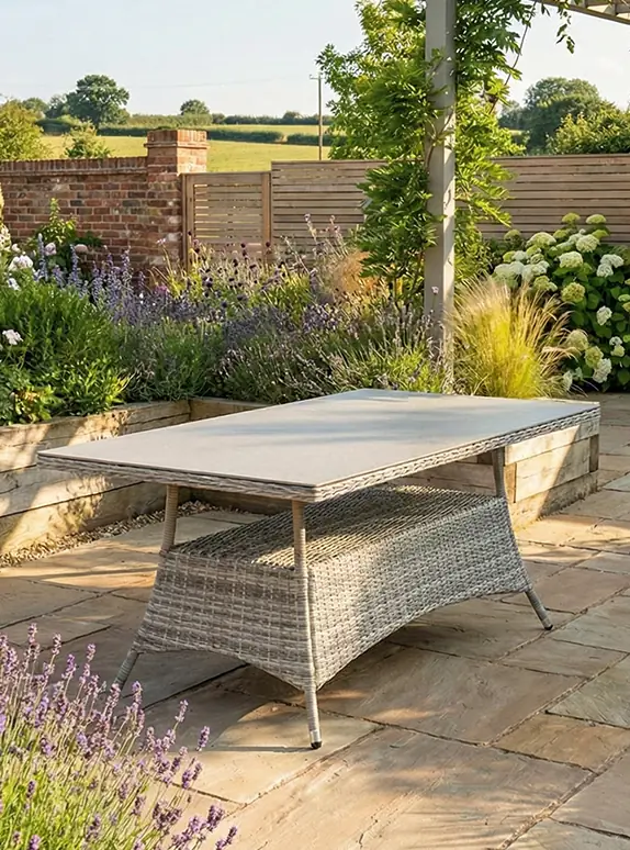 Wicker tuintafels