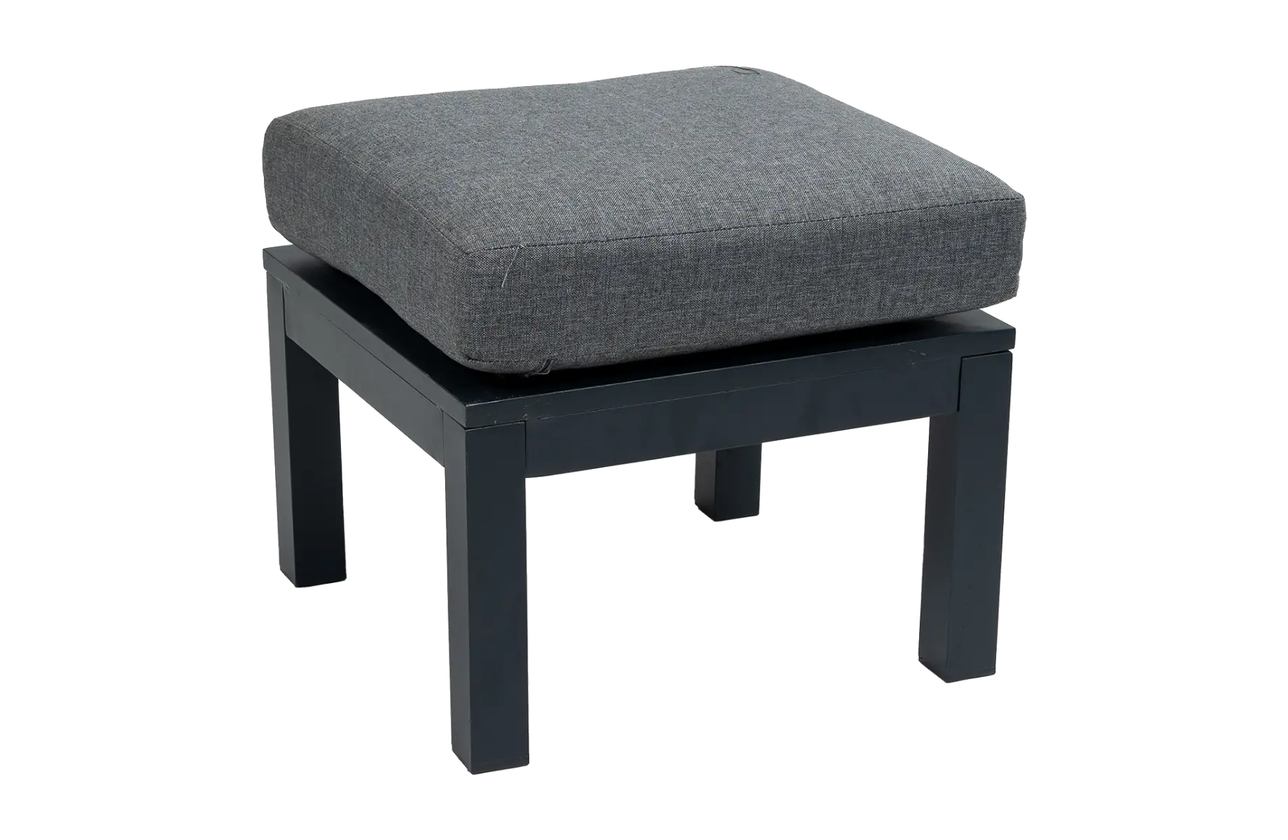 Hocker Bezano | Matt Black/Grey | Aluminium