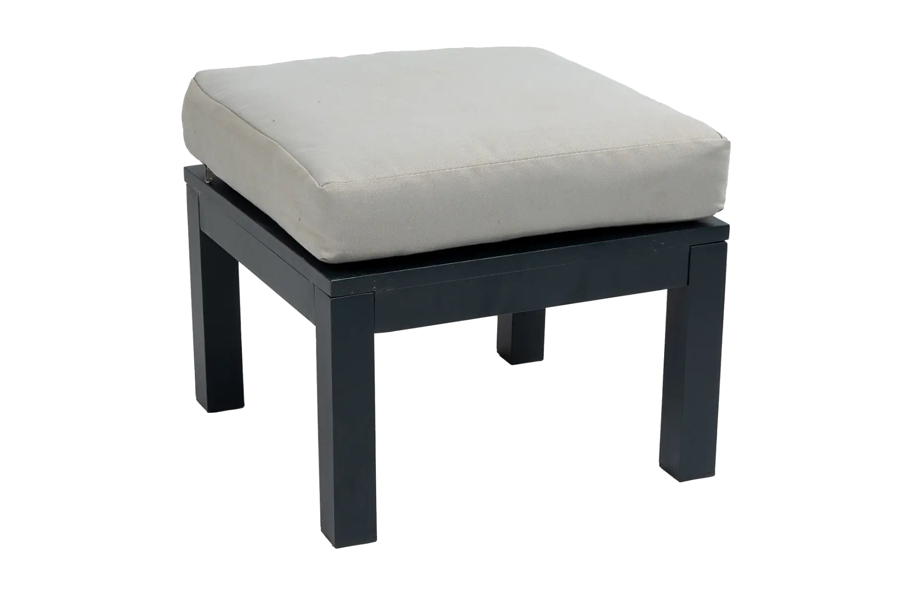 Hocker Bezano | Matt Black/Off White | Aluminium