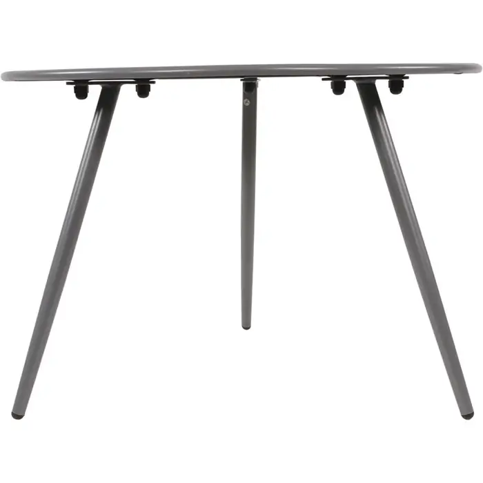 Bijzettafel Rafael ø60cm | Blueberry Grey | Metaal | Lesli Living | zijaanzicht