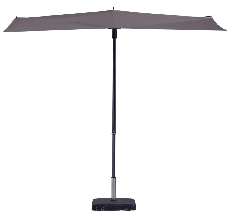 Madison Parasol | Sun Wave | Taupe | 270x150cm 