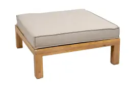Hocker Kent | 80x80cm | Sand | Acacia
