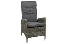 Verstelbare tuinstoel Kos | Ash Grey | Wicker