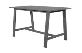 Bartafel Malibu 180x94cm | Charcoal | Aluminium | Lesli Living