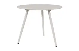 Bijzettafel Rafael ø45cm | White | Metaal | Lesli Living
