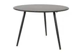 Bijzettafel Rafael ø60cm | Black | Metaal | Lesli Living