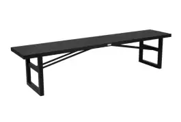 Tuinbank Vevi | 200cm | Aluminium | Black