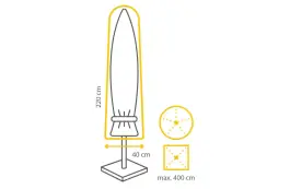 Outdoor Covers Parasol beschermhoes | 220x40cm