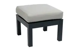 Hocker Bezano | Matt Black/Off White | Aluminium
