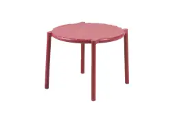 Bijzettafel Doga ø49,5cm | Kunststof | Marsala