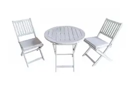 Bistroset Ravello | 3-delig | | Fossil Grey | Acacia | Eurofar