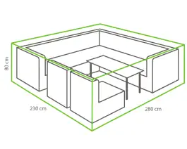 Outdoor Covers Loungeset beschermhoes | 280x230x75cm