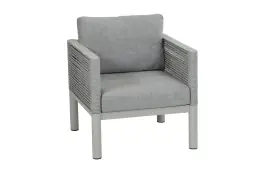 Loungestoel Cuba | Sand | Rope & Aluminium