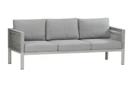 Loungebank Cuba | 3-persoons | Sand | Rope & Aluminium