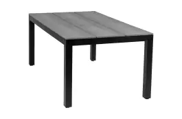 Tuintafel Cyprus 225x100cm | Grey | Polywood & Aluminium