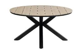 Ronde tuintafel Cyprus ø150cm | Wood | Polywood & Aluminium
