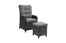 Dublin tuinstoel verstelbaar | Black + Hocker 40x40 | Black