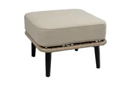 Hocker Isabel | Sand/Black | Rope