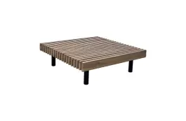 Loungetafel Lissabon | 80x80cm | Acacia & Aluminium
