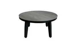 Bijzettafel Mykonos ø90cm | Grey | Aluminium & Kunststof | Normin