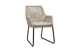 Dining tuinstoel Mona | Sand | Rope 