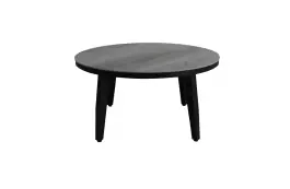 Bijzettafel Mykonos ø58cm | Grey | Aluminium & Kunststof | Normin