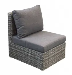 Middenelement Santonio | Ash Grey | Wicker 