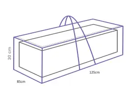 Outdoor Covers Pallet kussentas | 125x85x30