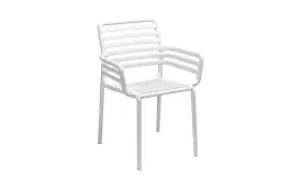 Stapelbare tuinstoel Doga | Kunststof | Bianco