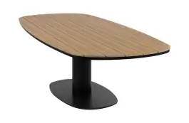 Tuintafel Tower 260cm | Black & Tecon Teak