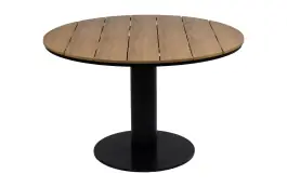 Ronde tuintafel Tower 120øcm | Black & Tecon Teak