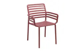 Stapelbare tuinstoel Doga | Kunststof | Marsala