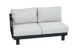 Bankdeel Tulum | Rechts | Black & Beige