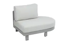 Ovale bankdeel Tulum | Camel & Beige