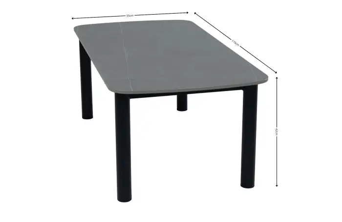 cuba loungetafel black