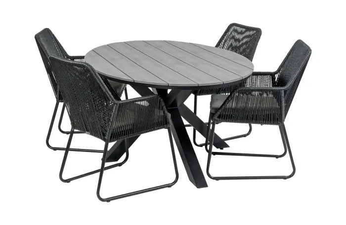 Mona-tuinset-black-5delig-cyprus-grey-tafelblad-polywood-4-seizoenen-tuinmeubelen