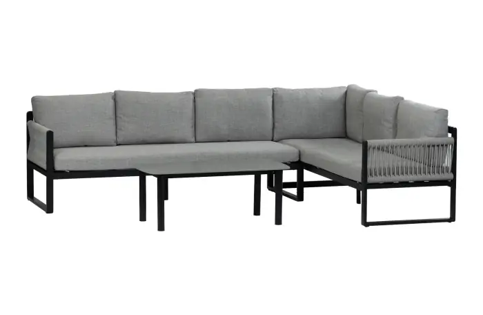Reims-Black-lage loungeset-modern-rope-luxe-4-seizoenen-tuinmeubelen