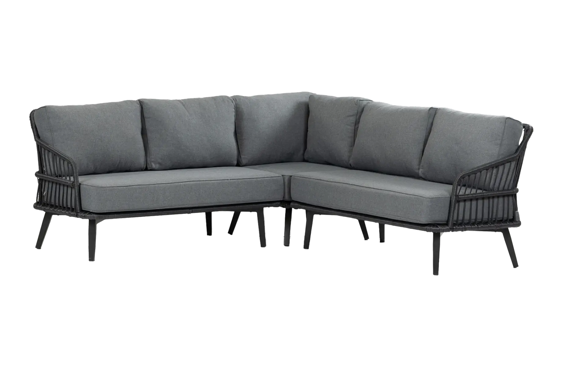 Zwarte-hoekbank-loungebank-Isabel-black-4-seizoenen-tuinmeubelen