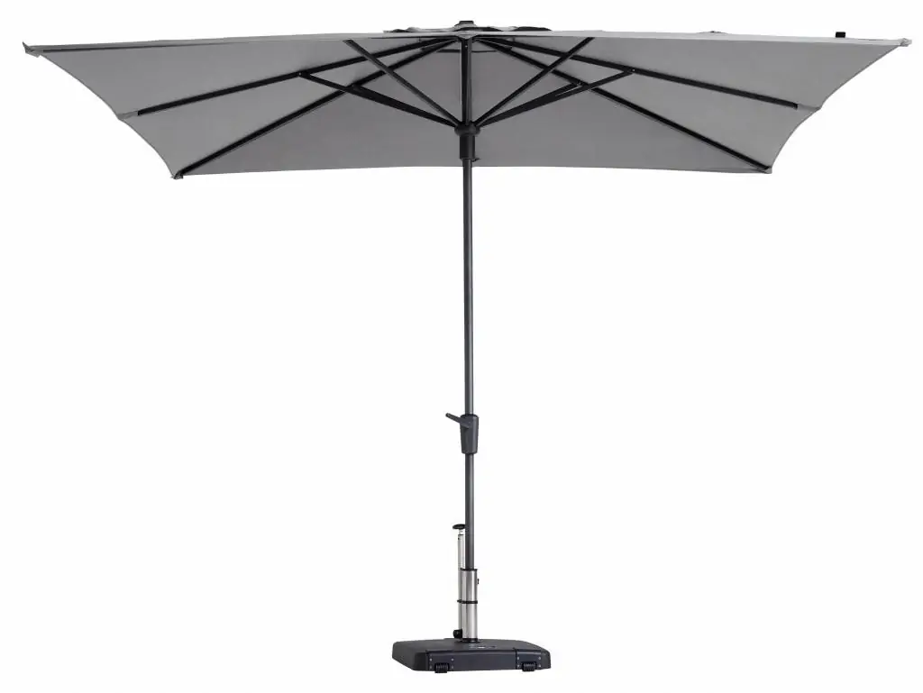 Madison Parasol | Syros Luxe Square | Light Grey | 280x280cm 