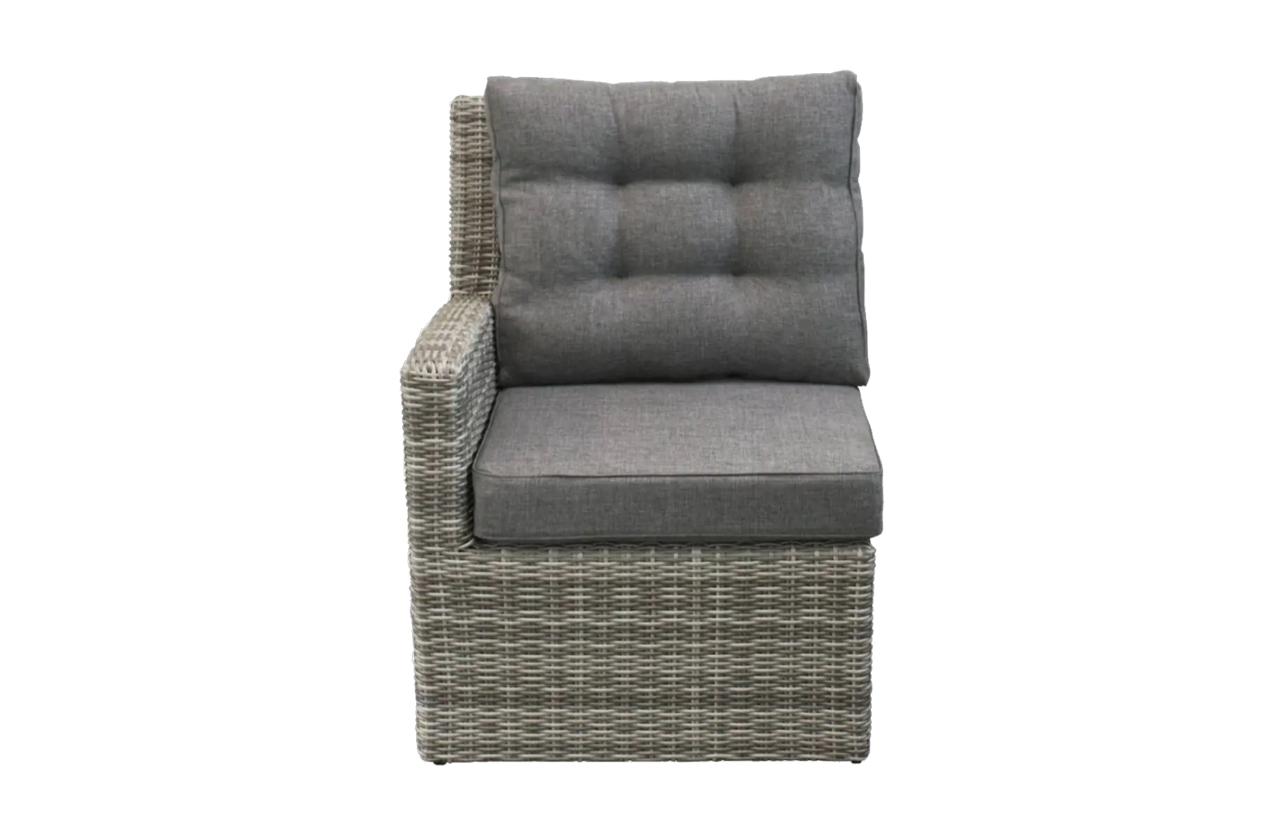 Bankdeel Rechts Dublin | Ash Grey | Wicker
